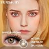Контактные линзы FUNSACHY 1Pair, натуральные цветные линзы для глаз, цветные контактные линзы для глаз, косметические мягкие линзы для глаз, для учащихся ...