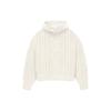 Fear of God Мужская толстовка с капюшоном вязанной вязки Essentials Cloud Dancer кремового цвета 192BT234391F