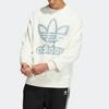 Adidas Пуловер с круглым вырезом Originals Adicolor и принтом спереди Топы унисекс Off-White HS1995