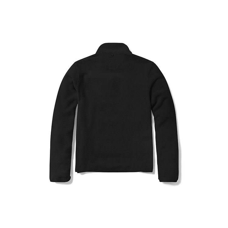 Timberland Однотонная флисовая куртка с воротником-стойкой, мужские куртки, черная A69KN-001