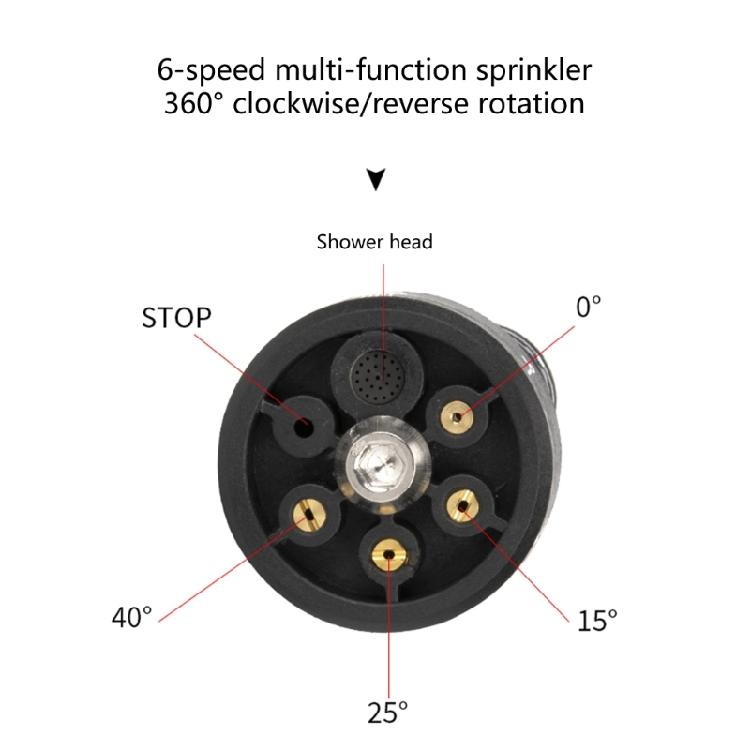 Насадка-распылитель для мойки высокого давления, вращающаяся на 0, 15, 25, 40 градусов, насадка для полива