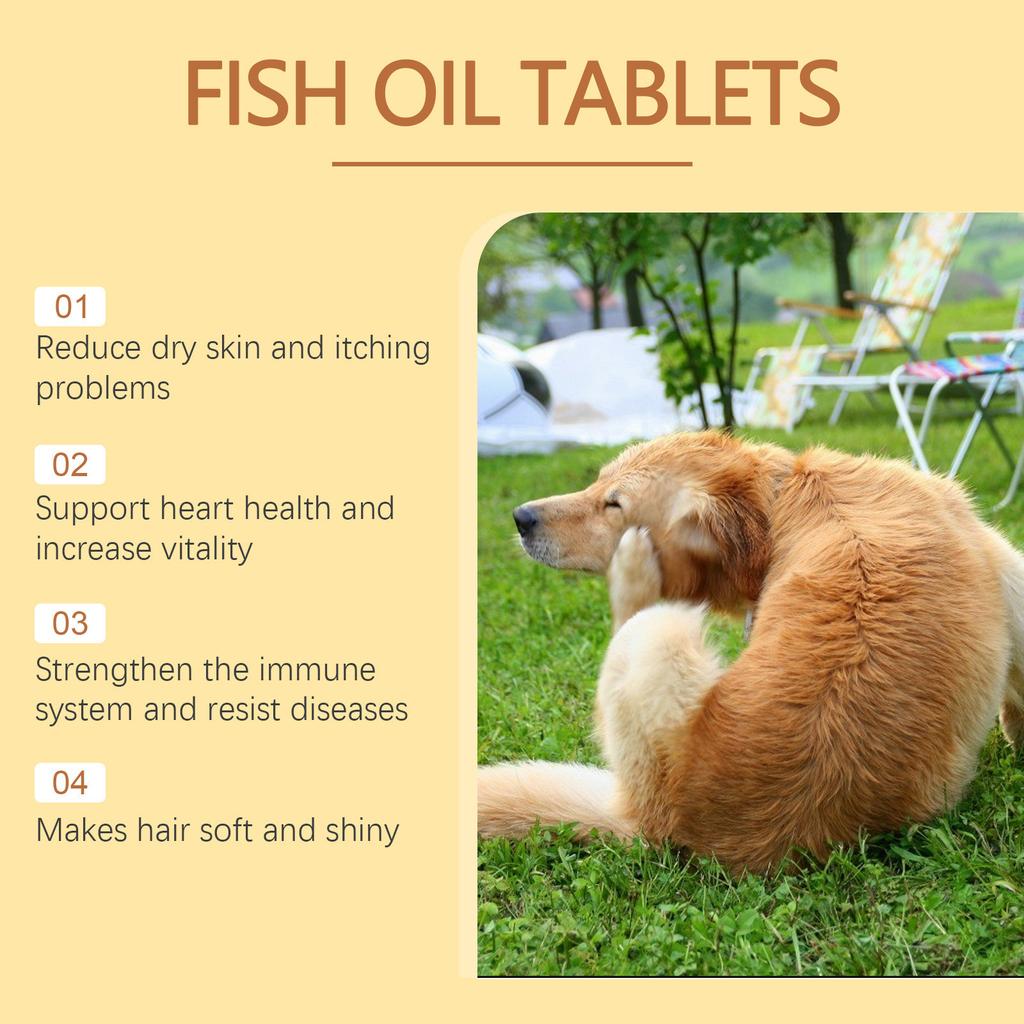 Fish Oil For Dogs Nourishes Skin And Coat Boosts Immune System Heart Support
