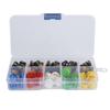 25PCS 12x12x7.3 Mm Tact Push Button with Round Cap Micro Switch for DIY Electronic Products