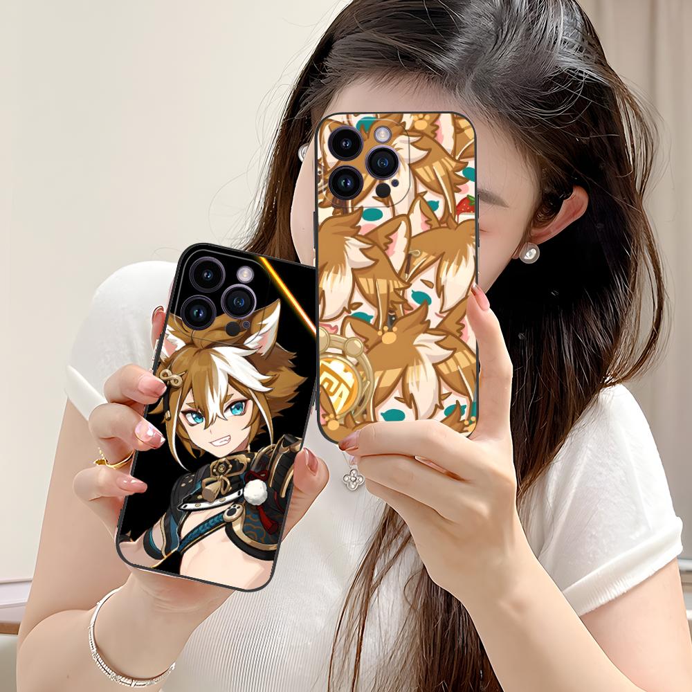 Игровой чехол для мобильного телефона GI Gorou для iPhone 17 16 15 14 13 12 11 X XR XS 8 7 Air Pro Max Plus Mini Цветной чехол Роскошный Красивый