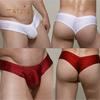 Man's Low Waist Leakage Hip U Convex Design Underwear Men Briefs Sexy Thongs Men's Clothing