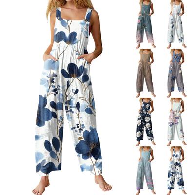 Женские повседневные комбинезоны, комбинезоны с регулируемыми бретелями, летние без рукавов, милые удобные комбинезоны с карманом