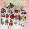 Smiley Face Embroidery Patch Sequin Love Label - Eyes Clothing Decoration.