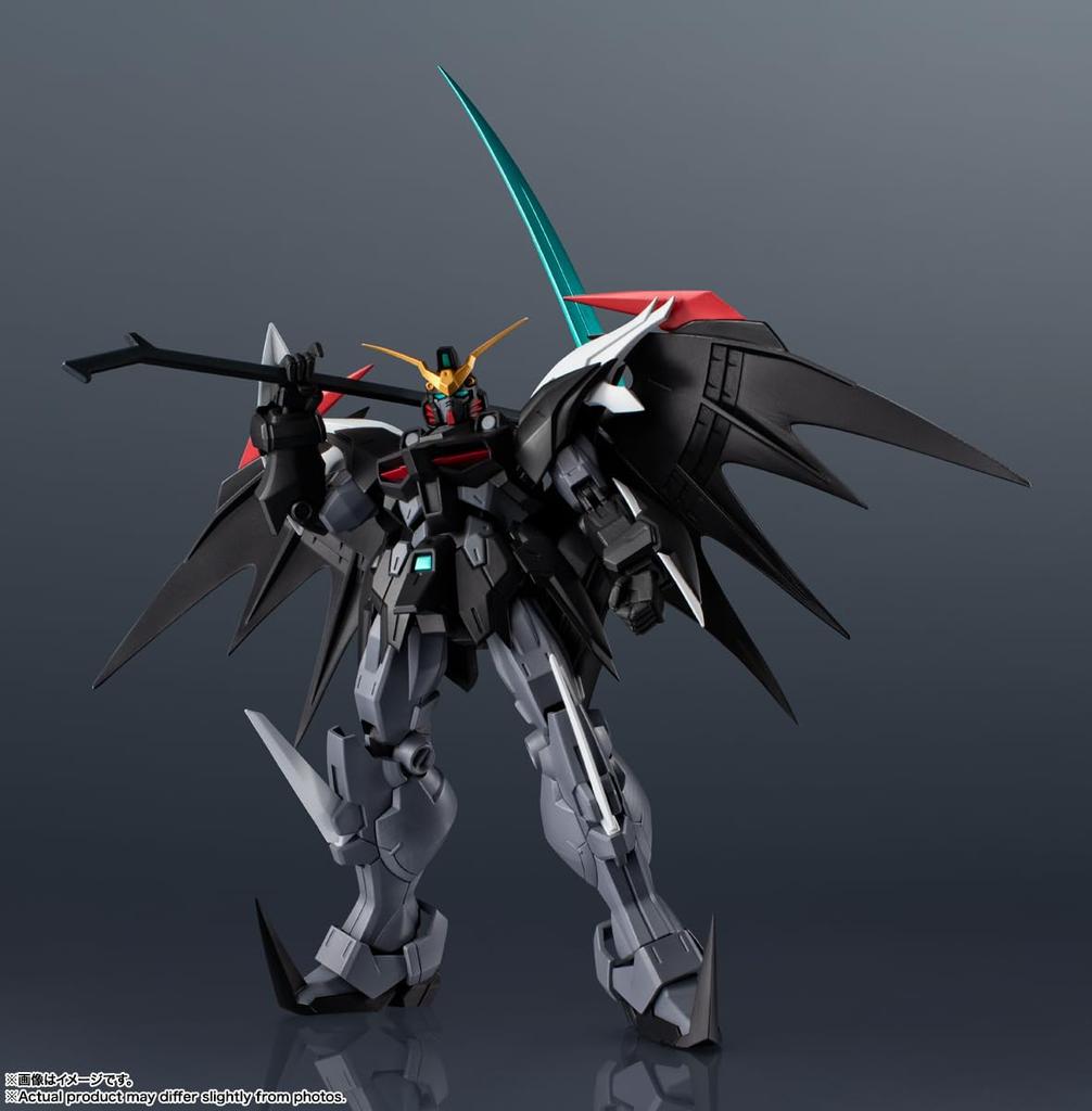 TAMASHII NATIONS GUNDAM UNIVERSE Мобильный костюм Gundam W Бесконечный вальс Gundam Deathcythe Hell GUNDAM DEATHSCYTHE HELL 150 мм окрашенная подвижная фигурка