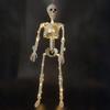 40CM Halloween Human Skeleton Plastic Bone Model Scary Body Figurine  Outdoor Indoor