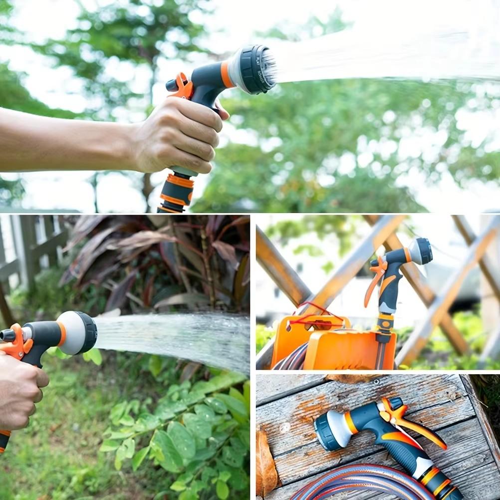 Шланг Насадка-распылитель Для Сада Мойки Автомобиля 8 Режимов Распыления Садовый Распылитель Полив Многофункциональный Водный Инструмент Высокого Давления