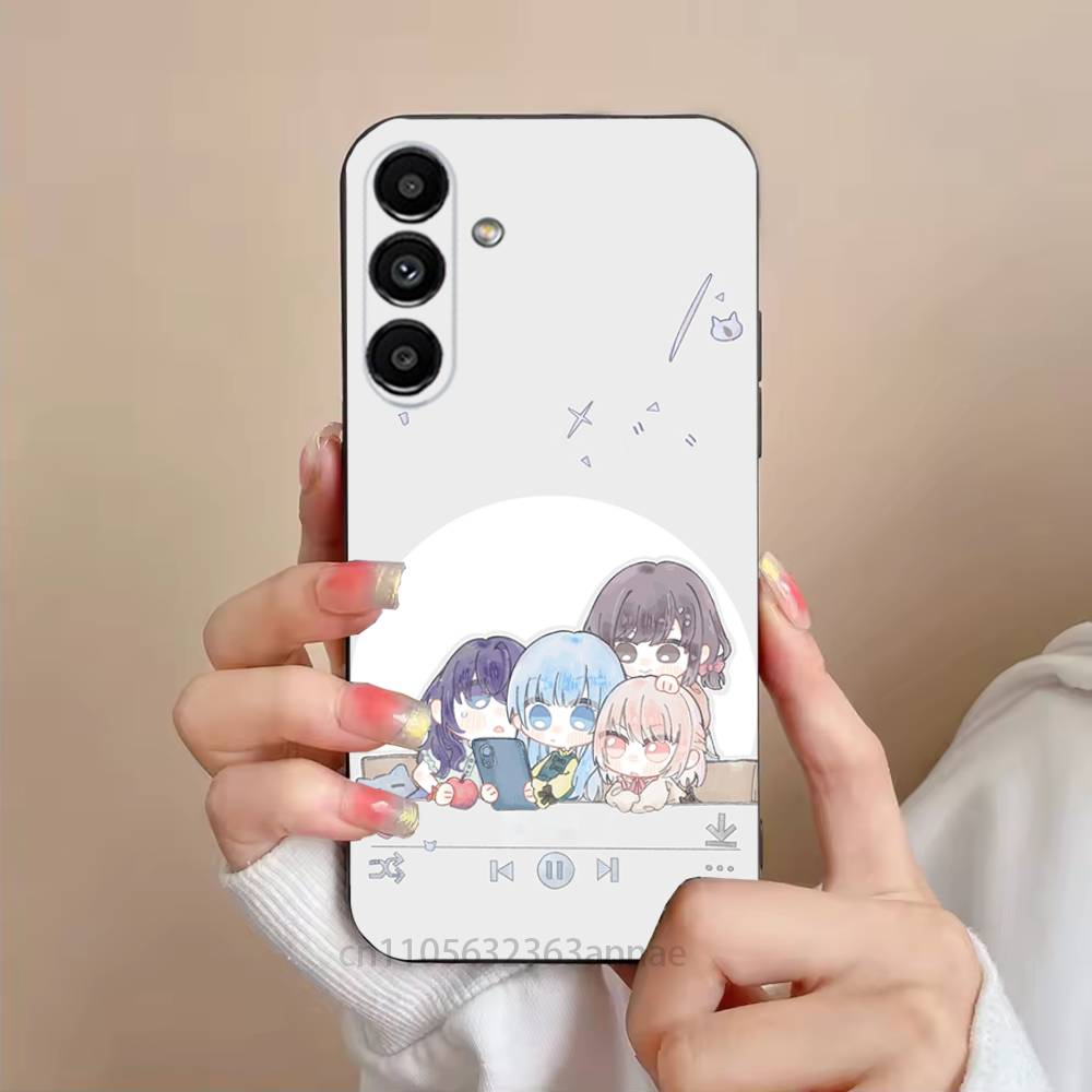 P-project Игра sekai M-Mizuki Чехол для телефона Samsung S25,24,21,22,23,S30,Ultra,S20,Plus,Fe,Lite,Note,S10,S9,Черный Мягкий