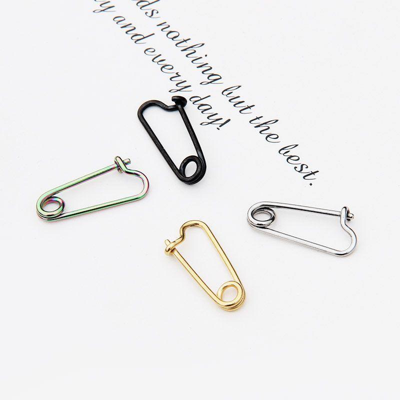 Fashion Fashion Stud Earrings New Arrival Creative Cute Unique Funny Clip Titanium Steel Eyebrow Ring Punk Adhesive Nail Earrings for Women