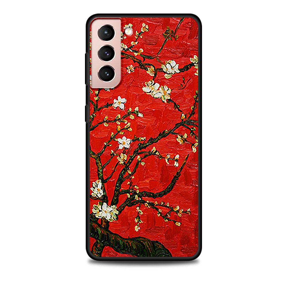 Чехол «Звездная ночь Ван Гога» для Samsung Galaxy S20 FE S22 S23 Ultra S21 S10 Lite S9 S8 Plus S7 Edge, черный силиконовый чехол для телефона