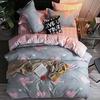 WTEMPO Sheet Pillowcases Bedclothes 4pcs Bedding Set Queen Size Queen Duvet Cover Bed Set