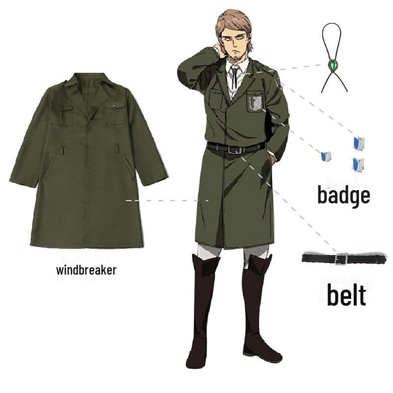 Ветровка Attack on Titan Survey Corps - Костюм из аниме «Крылья свободы»