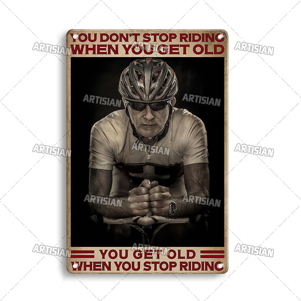 Художественная велосипедная жестяная вывеска, декоративная табличка для велосипеда, спортивный металлический плакат, Настенный декор, гараж, бар, паб, клуб, отель, кафе, кухня