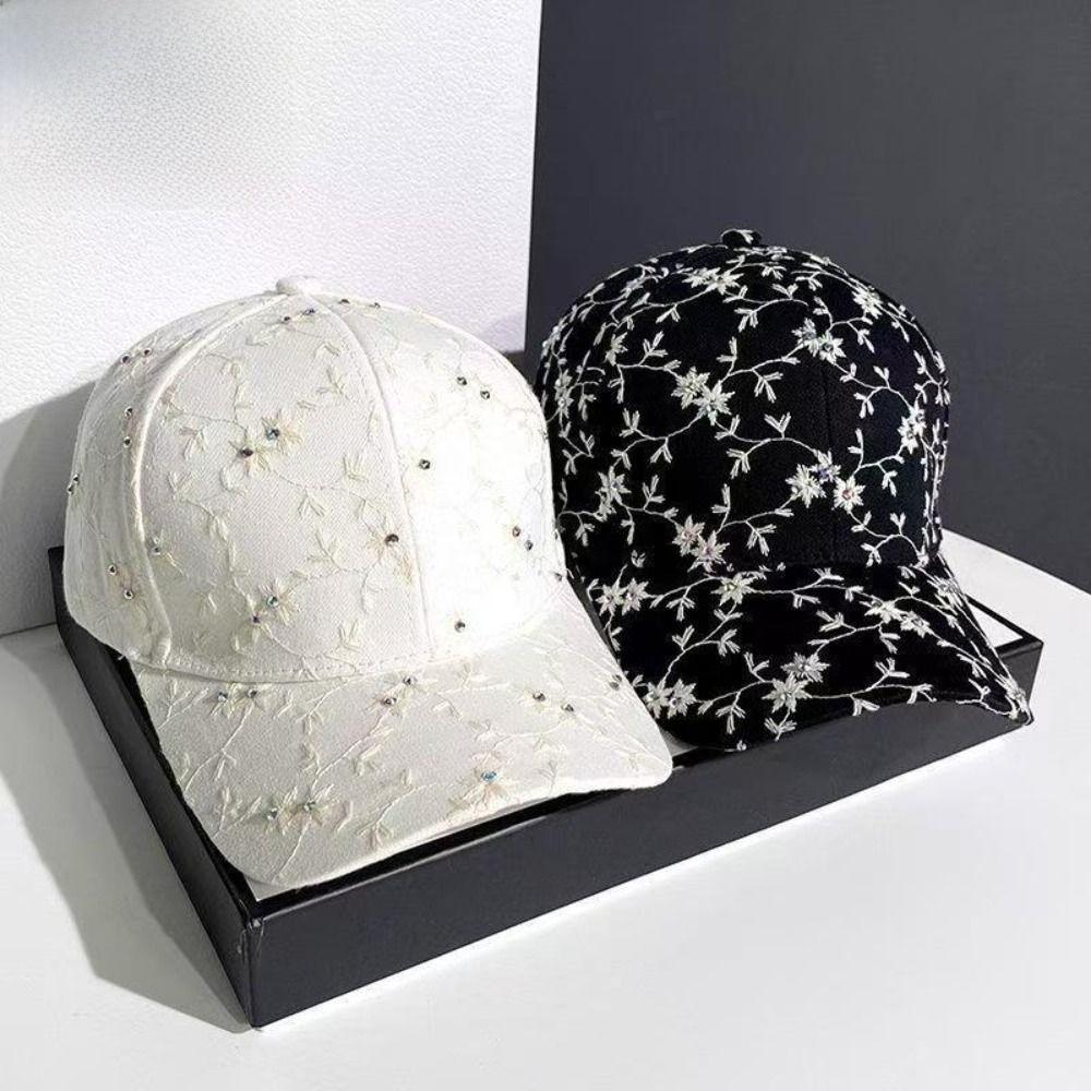 Elegant Ladies Sun Hat Little Flower Golf Cap Trendy Baseball Cap Sisters Gifts