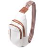 Top Sling Bag for Women Made of Eco-leather VINTAGE Bag 22746 White