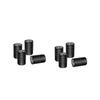 JNZSP1 4/8Pcs Car Wheel Tire Valve Caps Dust Accessories For Alfa Romeo Giulia Stelvio Giulietta 156 159 147 Mito Tonale Brera Disco V