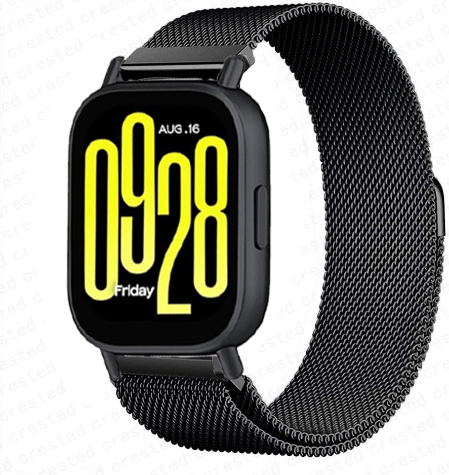 Миланский браслет для Xiaomi Redmi Watch 5 Active Металлический Браслет из Нержавеющей Стали ремешок Redmi Watch 5 Lite Магнитный Браслет