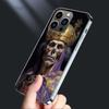 Чехол-бампер 'Скелет Короны Императора' для iPhone 16E 15 Pro 14 Plus 17E 16 17 Pro Max Air 11 12 13 Mini Ударопрочный Capa Милый Cove