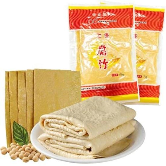 yubafujufujuadditive-freedrieddried bean curd sticksyubadried fuchikusnackdried foodside dishhot potstir-fryfor pot cold dishesused make skin hand (1