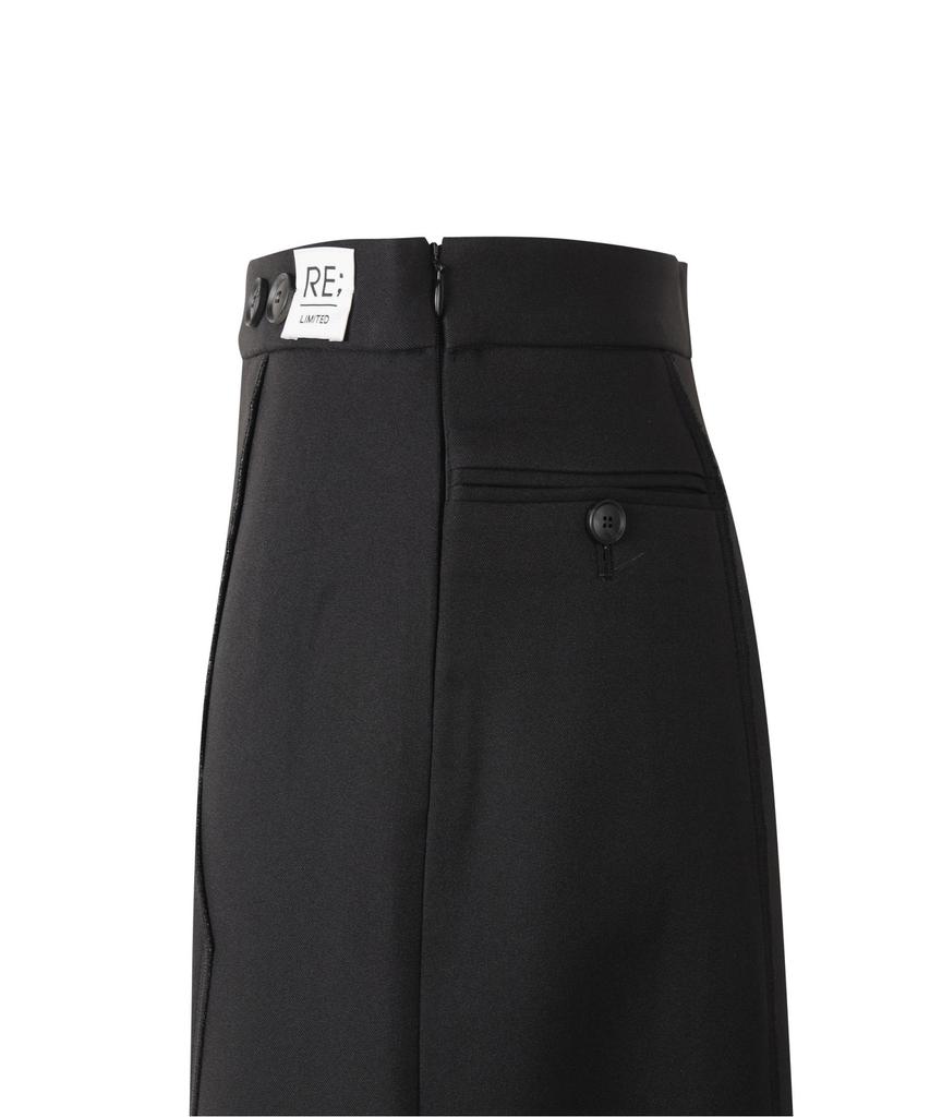 RECODE Bold Pleats Detail Skirt Rqkaw25535Bkx