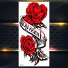 Purple Rose Jewelry Water Transfer Tattoo Stickers Women Body Chest Art Temporary Tattoo Girl Waist Bracelet Flash Tatoos Flower