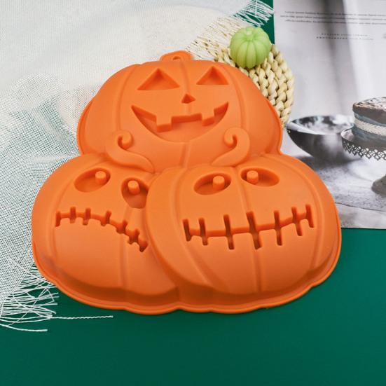 Форма для выпечки на Хэллоуин, тыква, паук, сова, форма черепа, антипригарное мытье в посудомоечной машине, шоколадные конфеты, желе для торта