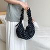 Lightweight Polka Dot Pleated Bag Korean Style Nylon Messenger Pouch Lace Crossbody Bag  Outdoor