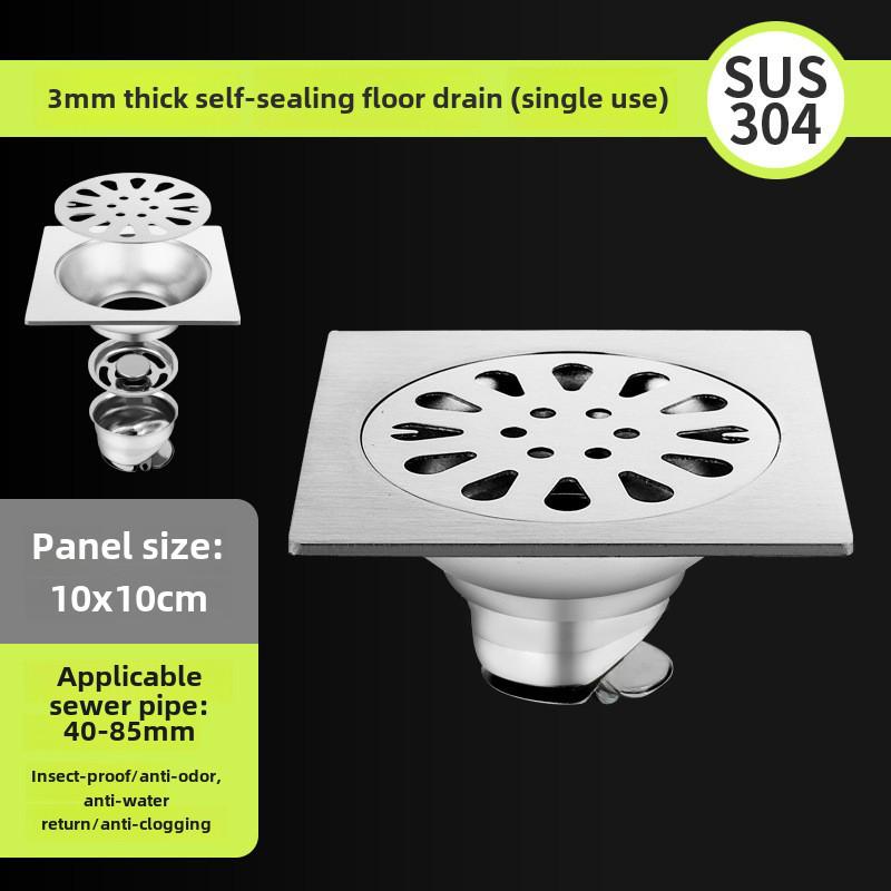 304 Нержавеющая сталь дезодорант сливной напольный для ванной комнаты и стиральной машины