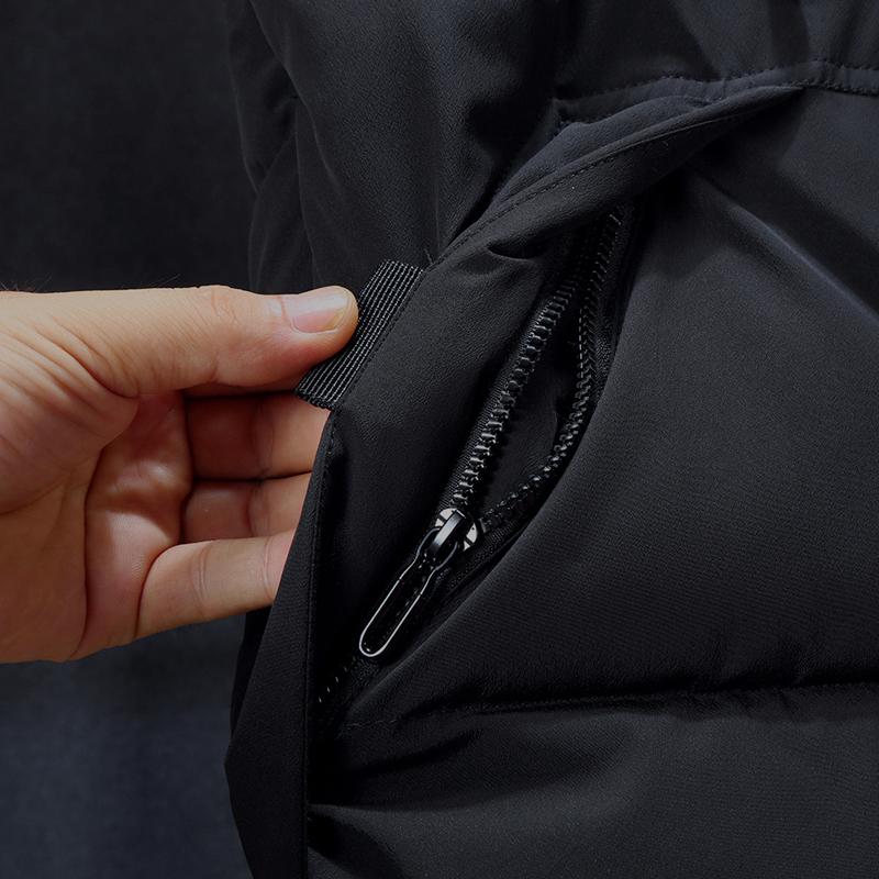 Большие размеры L-7XL, осенне-зимний мужской жилет с капюшоном, новые повседневные куртки без рукавов для мужчин, теплые парки