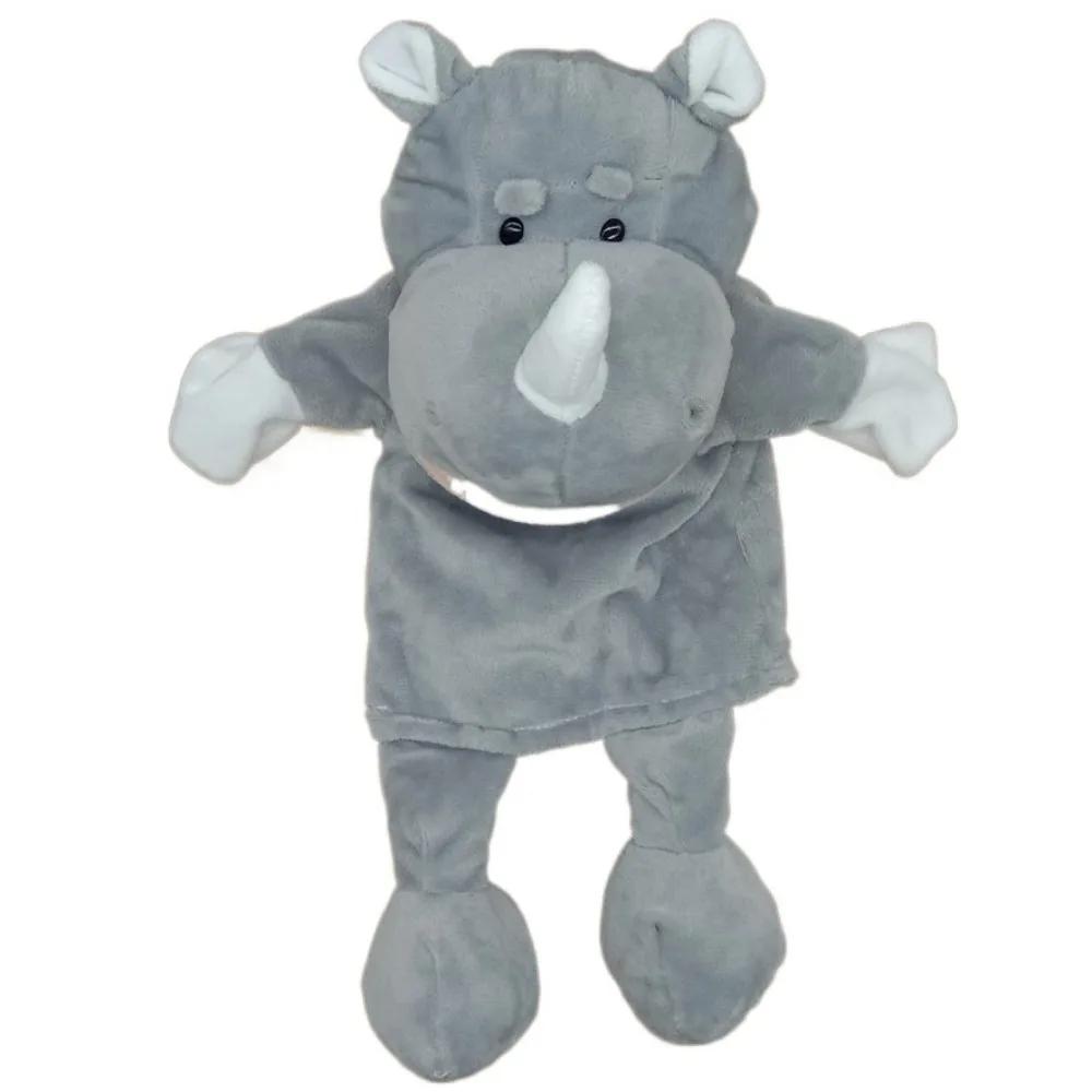 Jungle Animals Animal Hand Puppet Appease Toys Early Education Plush Hand Doll Lion Elephant Pig Stuffed Animals