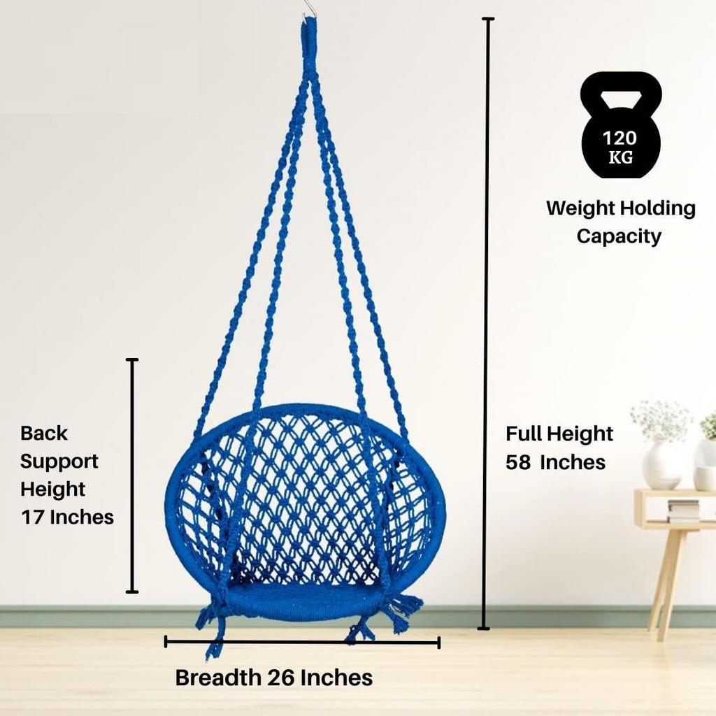 Оттоновые круглые детские качели/Jhula для детей/Качели для детей для дома/Jhula для детских качелей, подвесные для дома и улицы/Идеально для 5-15 лет/