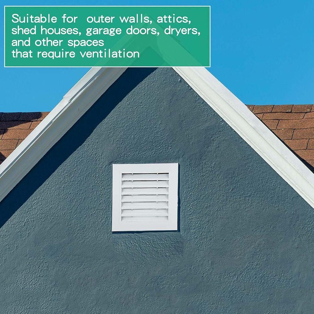 White Gable Vent Aluminum Alloy Return Air Grill New Gable Wall Shed Vent Ceiling