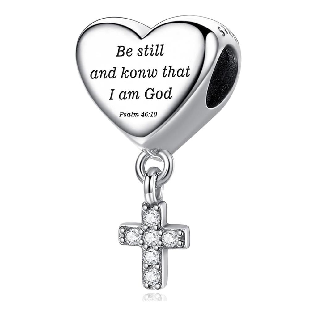 Новые крестики-шармы Подвеска-ангел Дева Мария Бусины Ожерелье Подходят для оригинальных медных браслетов Изысканные ювелирные изделия Подарок своими руками