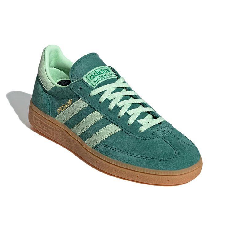 adidas Женские кроссовки для гандбола Spezial Collegiate Green Green Spark, полузеленые, искрящиеся, IE5896