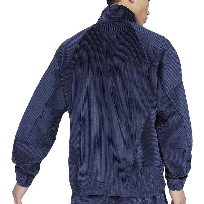 Nike Jackets Men's Blue Stand Collar Moderate Other (Unisex) Jackets DA0032 410
