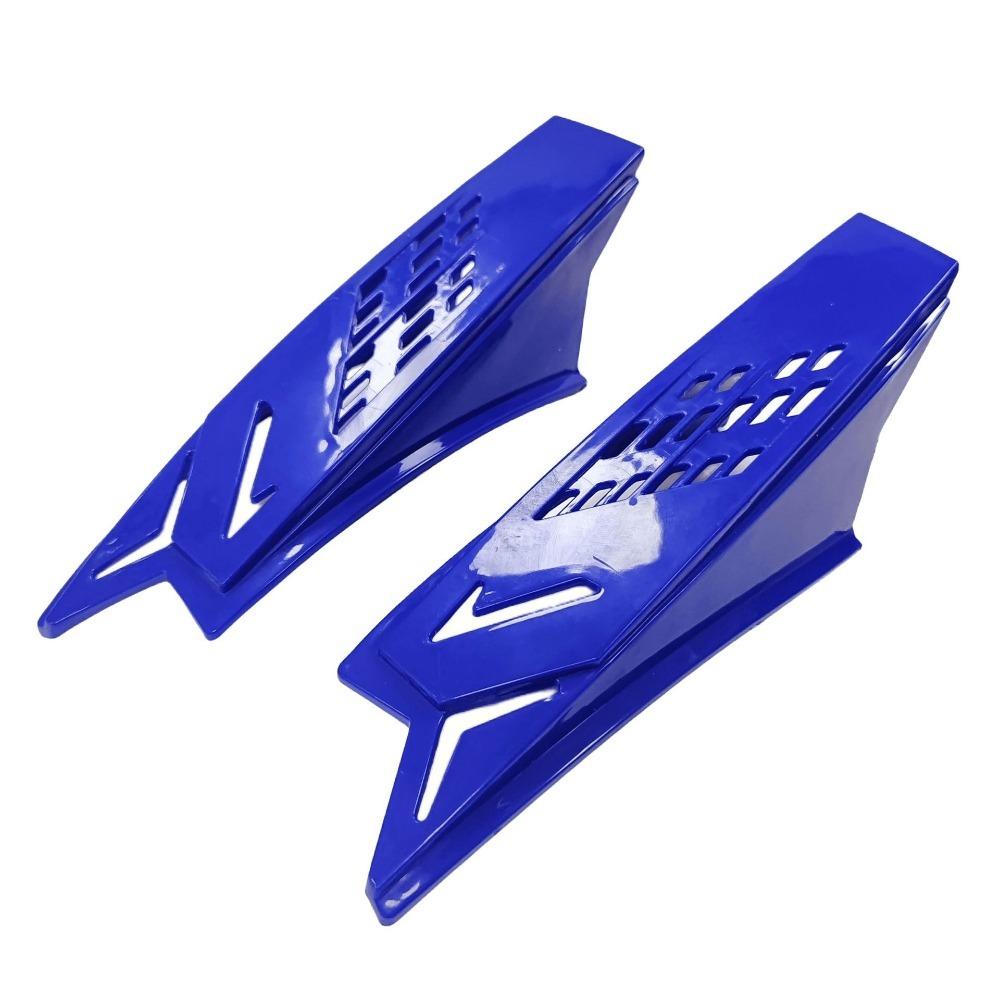 2 Pcs Plastic Motocross Racing Mohawk Horns Self-adhesive Helmet Decorative Accessories