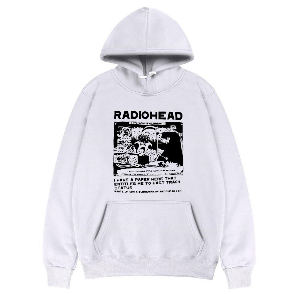 Hoodies Rapper Radiohead Print Sweatshirts Men Women Fashion Pullover Sweatshirt UnisexHarajuku Street Oversized Hoodie Tops