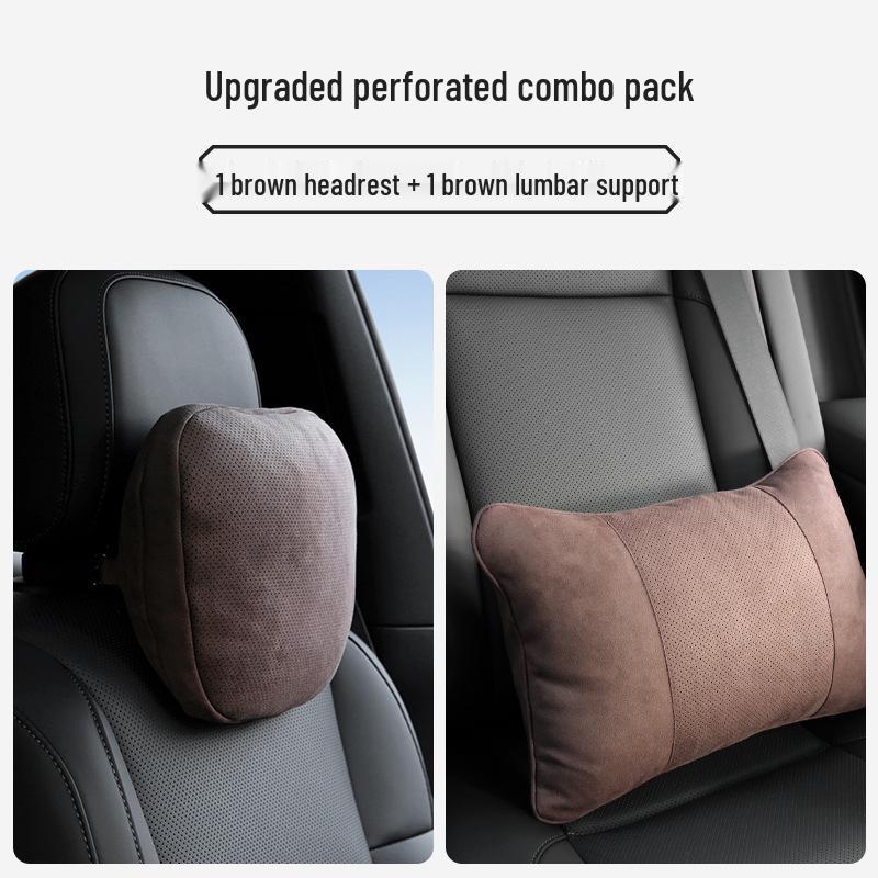 Car Neck and Lumbar Support Pillow for Maybach, Mercedes, Tesla, AITO