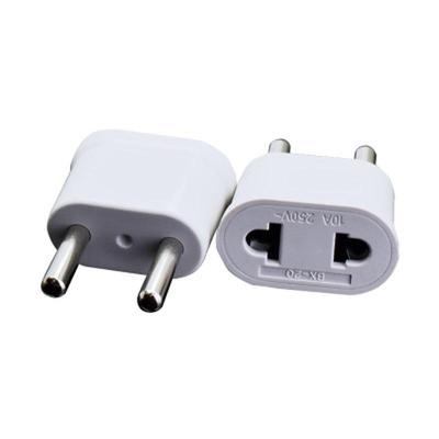 1 шт. США (США) В ЕС (Европа) Дорожный адаптер питания для конвертера в США, белая розетка для зарядного устройства