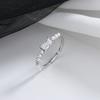 Lindon Classic Copper Alloy Zircon Ring Ladies Jewelry Wedding Promise Party Gift