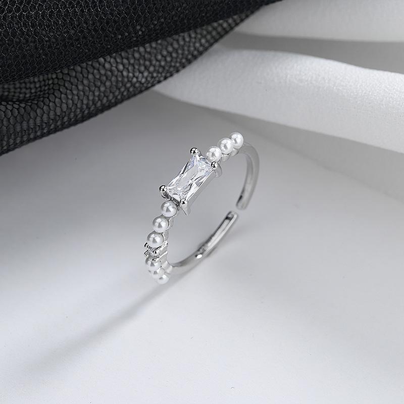 Lindon Classic Copper Alloy Zircon Ring Ladies Jewelry Wedding Promise Party Gift