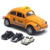 Miniature Simulation Taxi Model Diecast Alloy Pull Back Car Toy with Opening Door Scale Retro Car Model Desktop