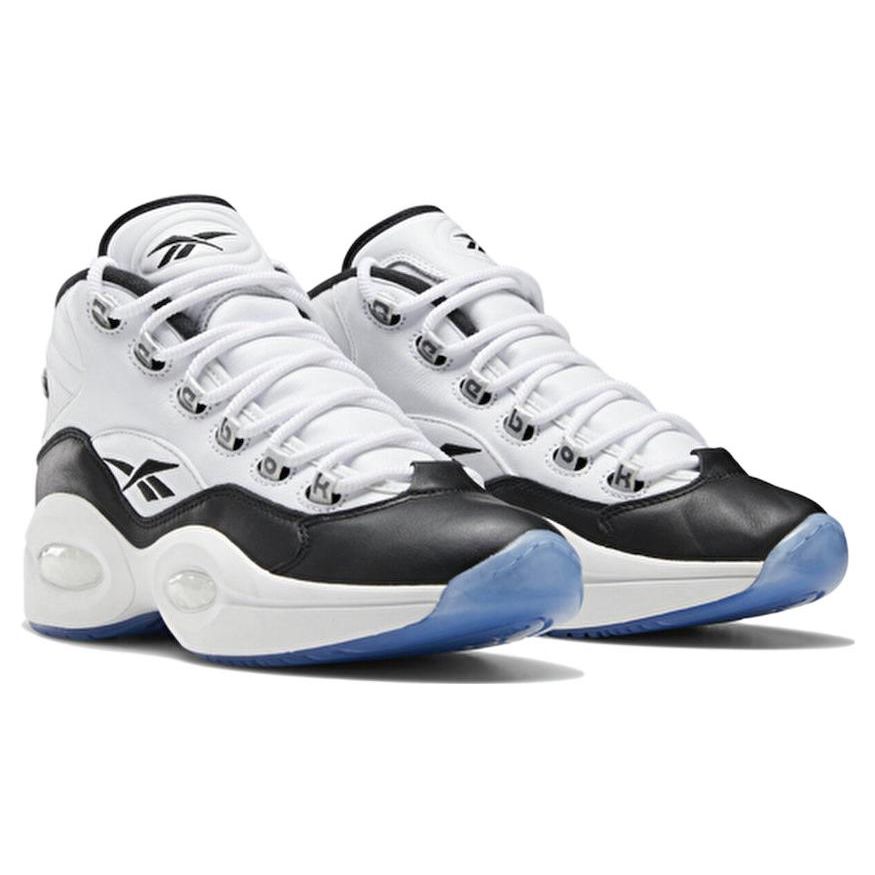 Reebok Tyrrell Winston Question Mid Унисекс Белый Черный Серебристый GZ1565