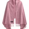 ABRAHAM MOON Merino Wool Shawl 70cm - Royal Pink