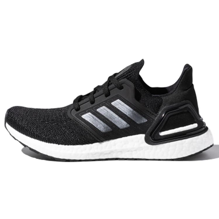 adidas Женские Ultraboost_20 'Черный Серебристо-Серый' (унисекс) Кроссовки FY3468