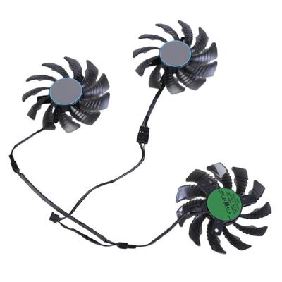 Эффективный вентилятор для охлаждения видеокарты GTX 1060 1070 1080 с 4-контактным разъемом, тихий и с эффективным отводом тепла, T128010SU