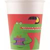 Paper Crocodile Party Cup (Pack of 8)